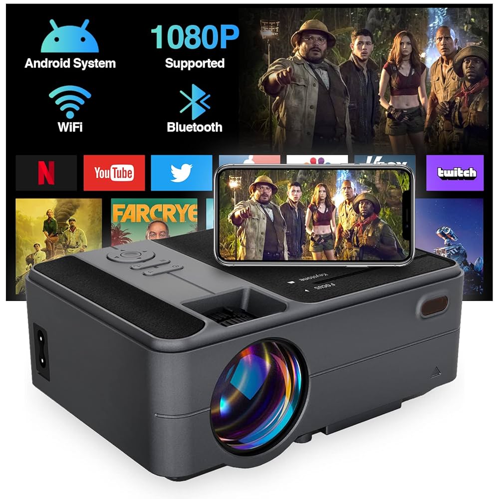Amazon.com: Mini Smart LCD Projector with WiFi and Bluetooth